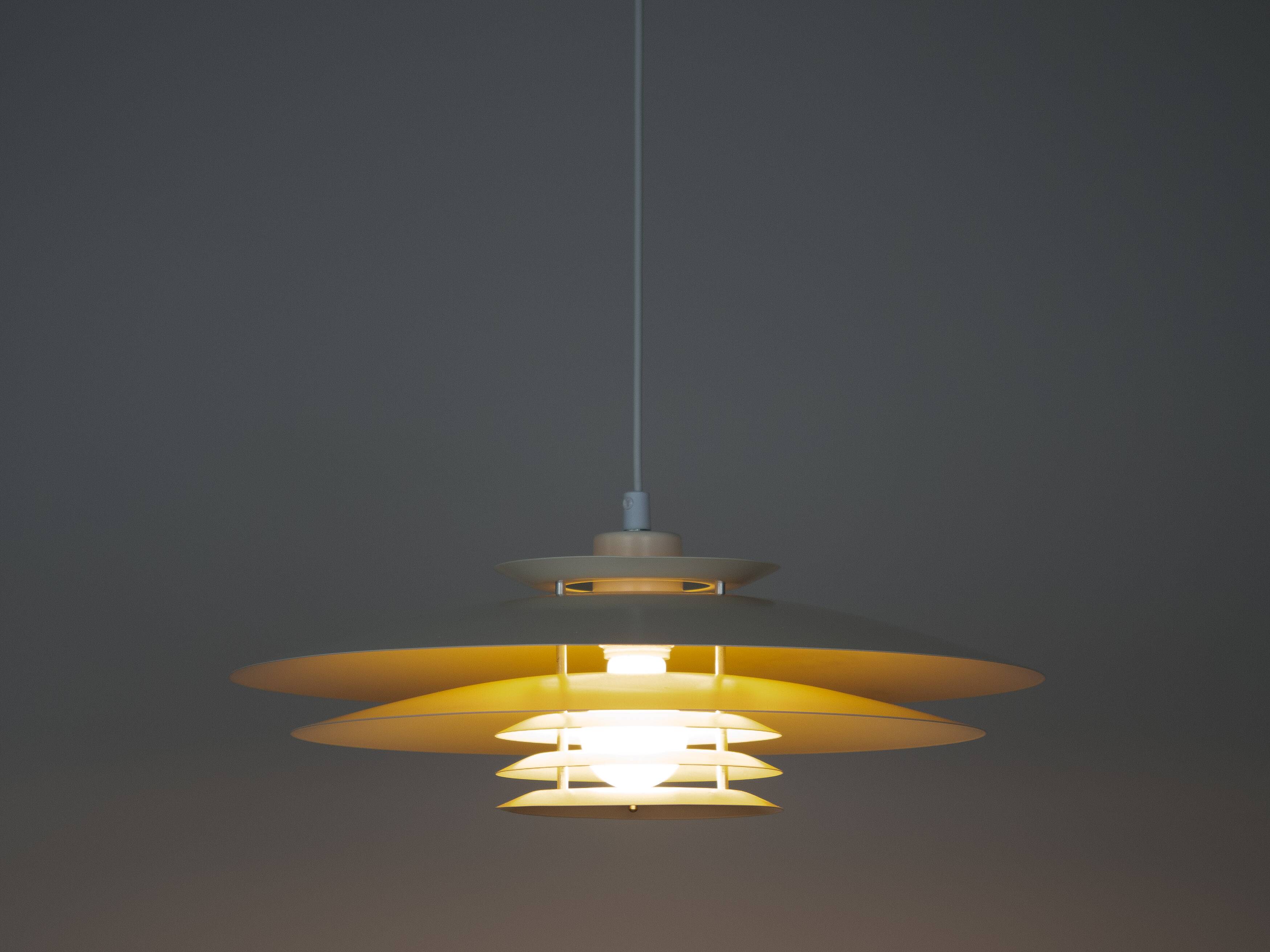 Danish vintage pendant lamp Galax, 1980s