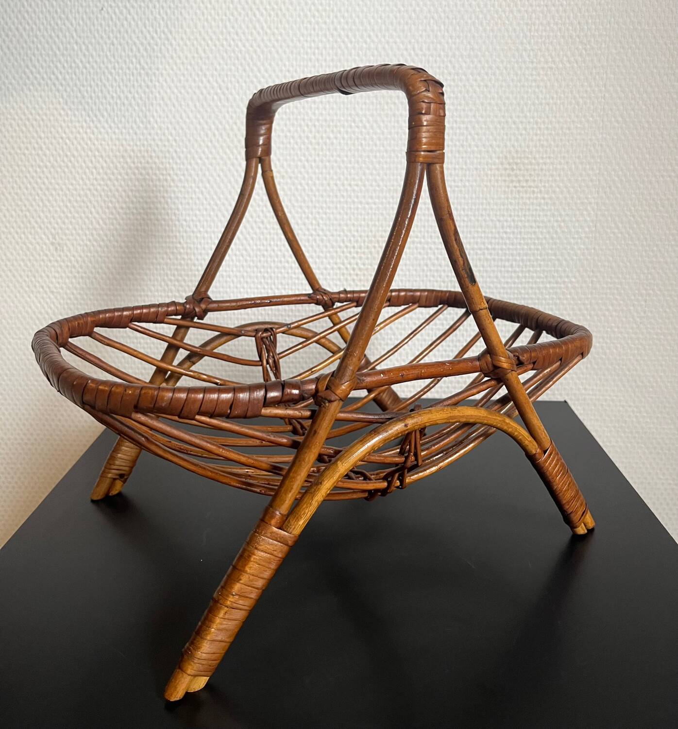 Vintage wicker basket