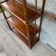 Vintage rattan bookcase shelf 70s