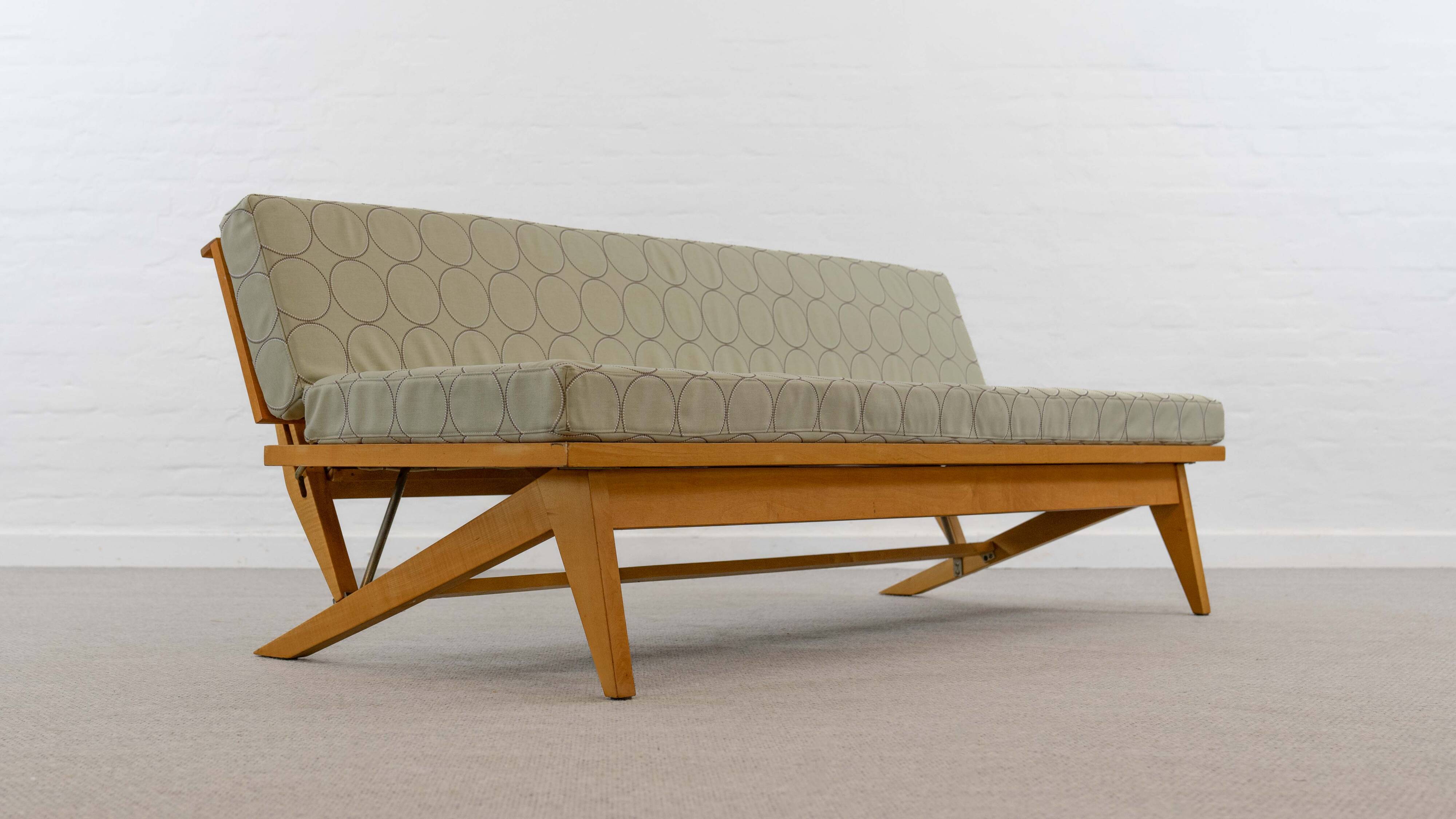 Daybed-sofa by domus kg, schwaikheim, 1950s