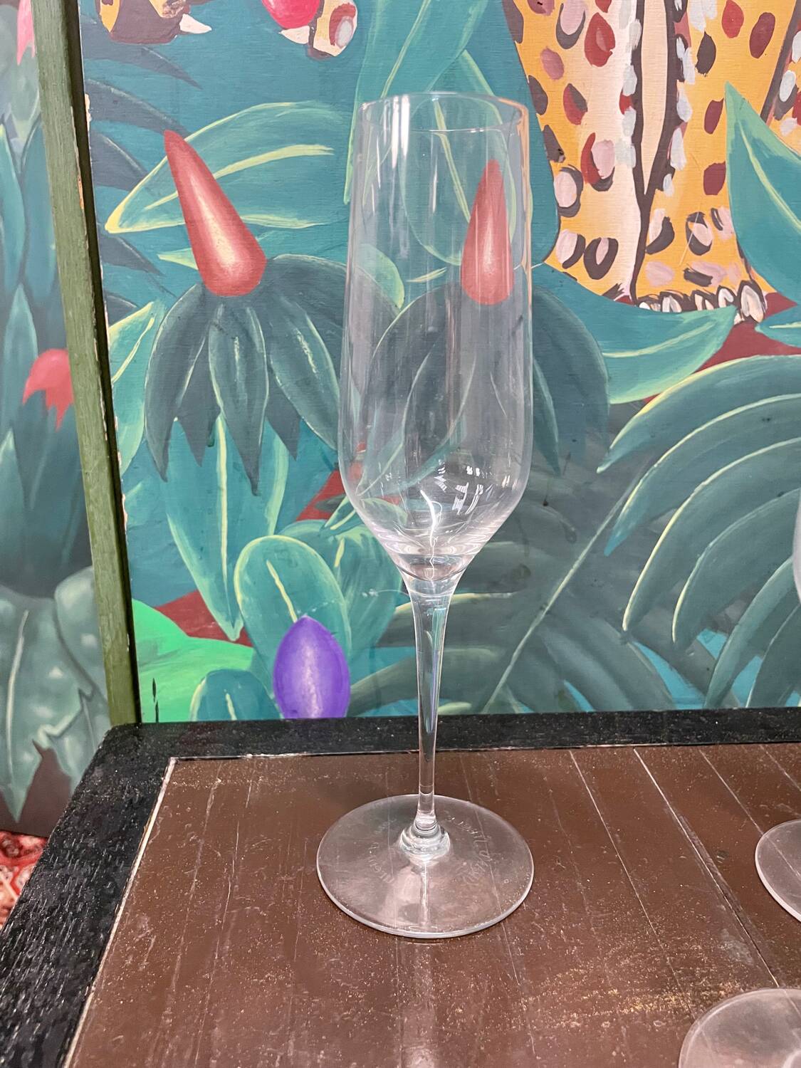 6 Baccarat champagne flutes, grand siècle crystal, Laurent Perrier