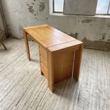 1970s pine desk