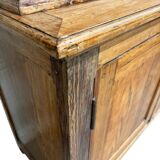 Vintage wooden display cabinet / wardrobe