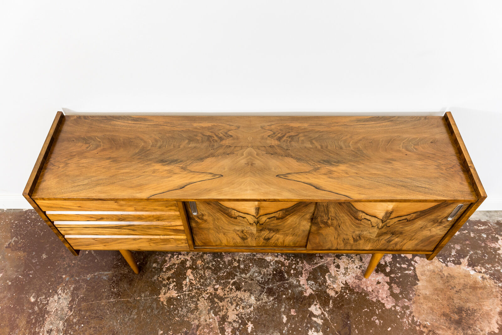 Mid-century modern walnut sideboard 1960's
