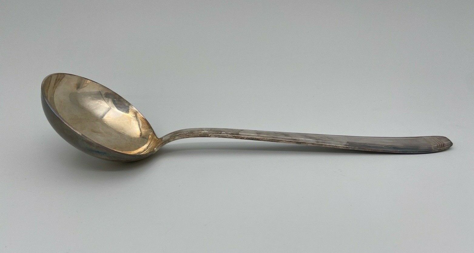 MENAGERE IN SILVER METAL DIXI 36 PIECES ART DECO LADLE SPOONFULS BOX