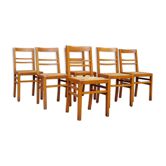 Lot of 6 chairs reconstruction Pierre Cruege