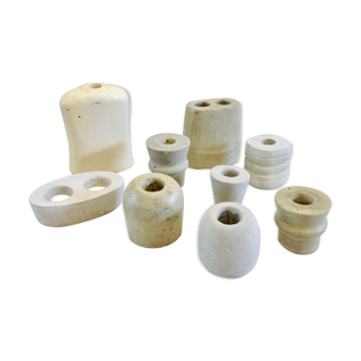 Ceramic candlesticks