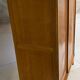 Vintage wardrobe with compass feet, sliding doors
