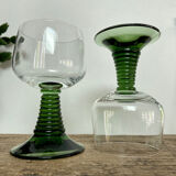 4 Alsace green feet glasses