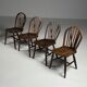 Set of 4 Windsor dining chairs
