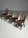 Set of 4 Windsor dining chairs