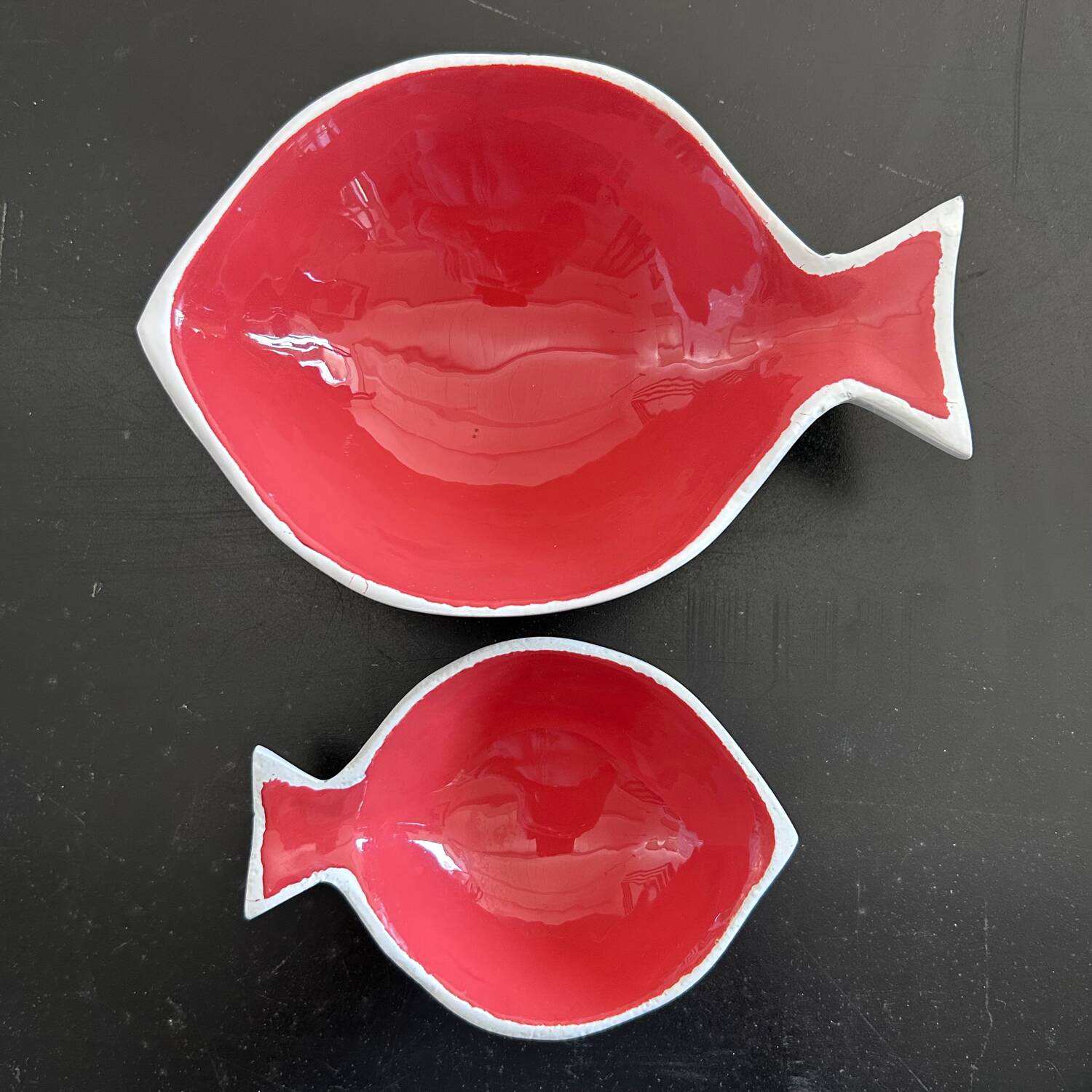 Appetizer set with 6 fish bowls