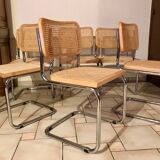 Suite 6 chaises B32 Cesca Marcel Breuer