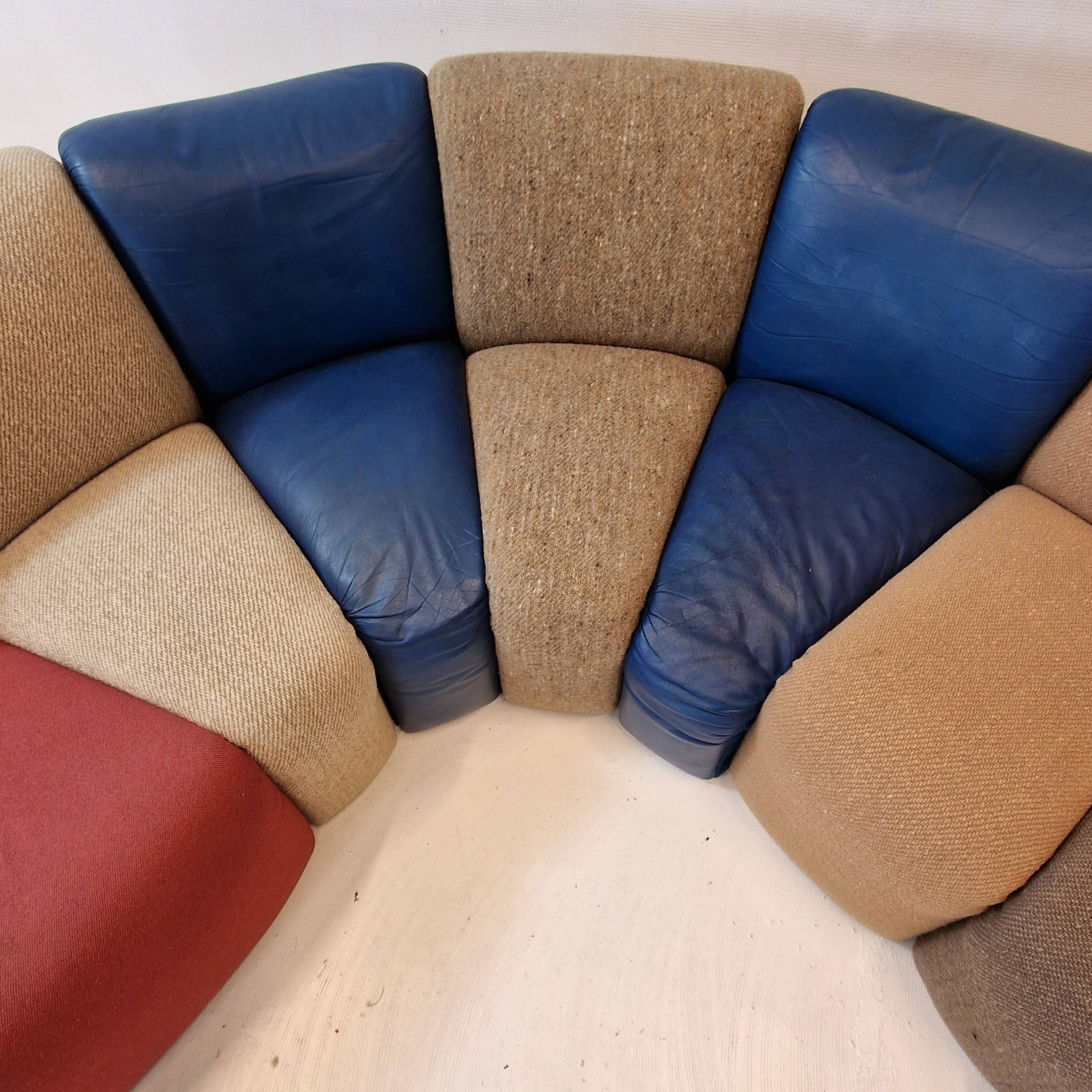 Huge "Mississippi" Lounge Sofa by  Groupe Artifort, 1970's