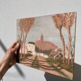 Oil painting landscape painting