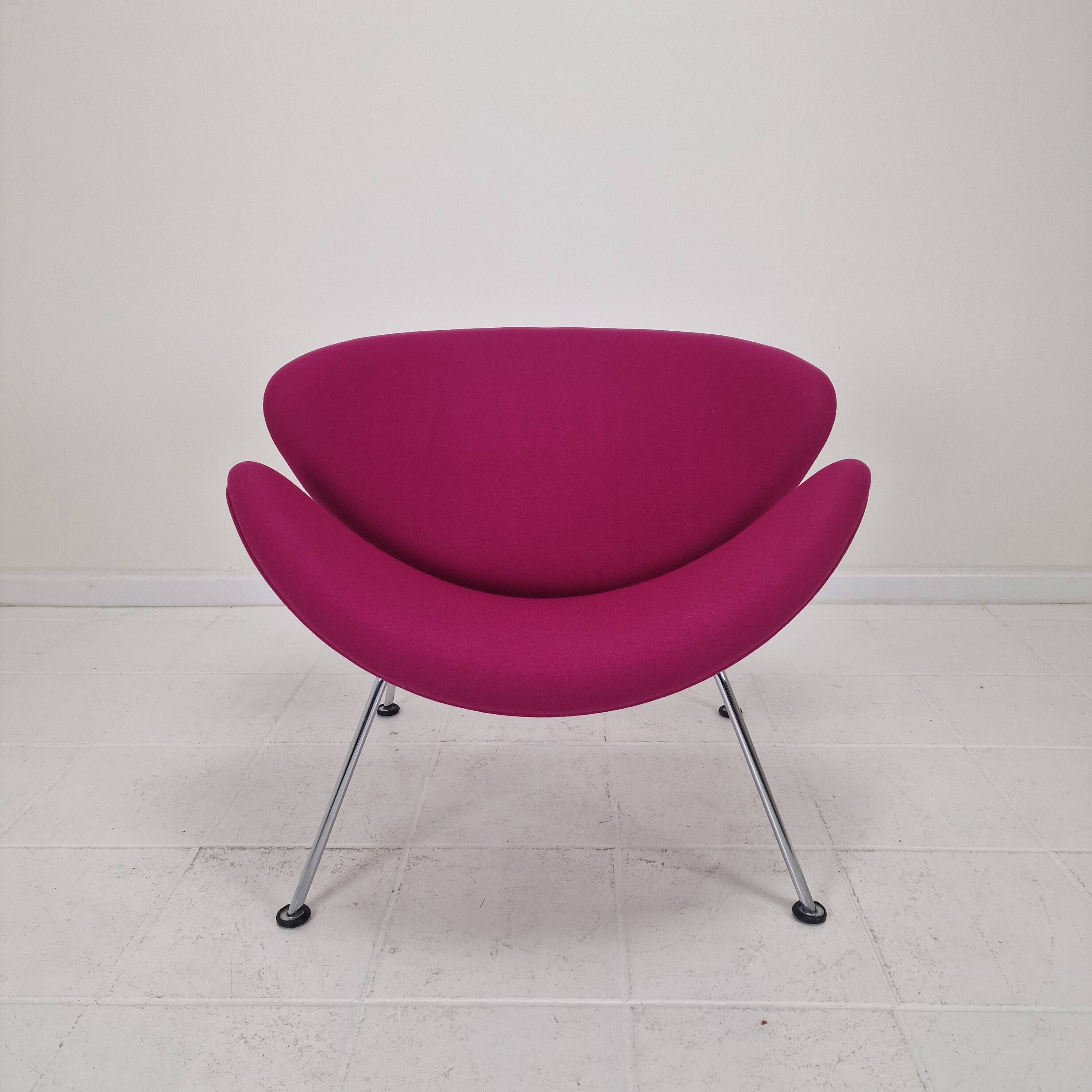 Orange Slice Chair with Ottoman by Pierre Paulin for Artifort, 1980s