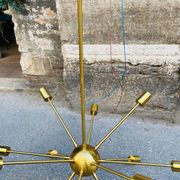 Lampadario Sputnik Anni '70 – 12 Punti Luce