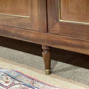 Louis xvi style sideboard from the 1950s in mahogany, oak and white marble top