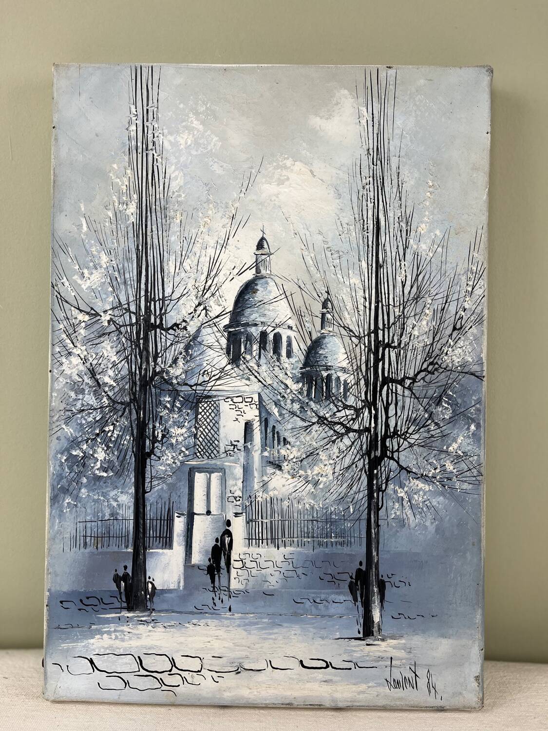 Winter painting