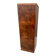 Restored Art Deco wardrobe with shelves, walnut veneer, Czechoslovakia, 1930s.