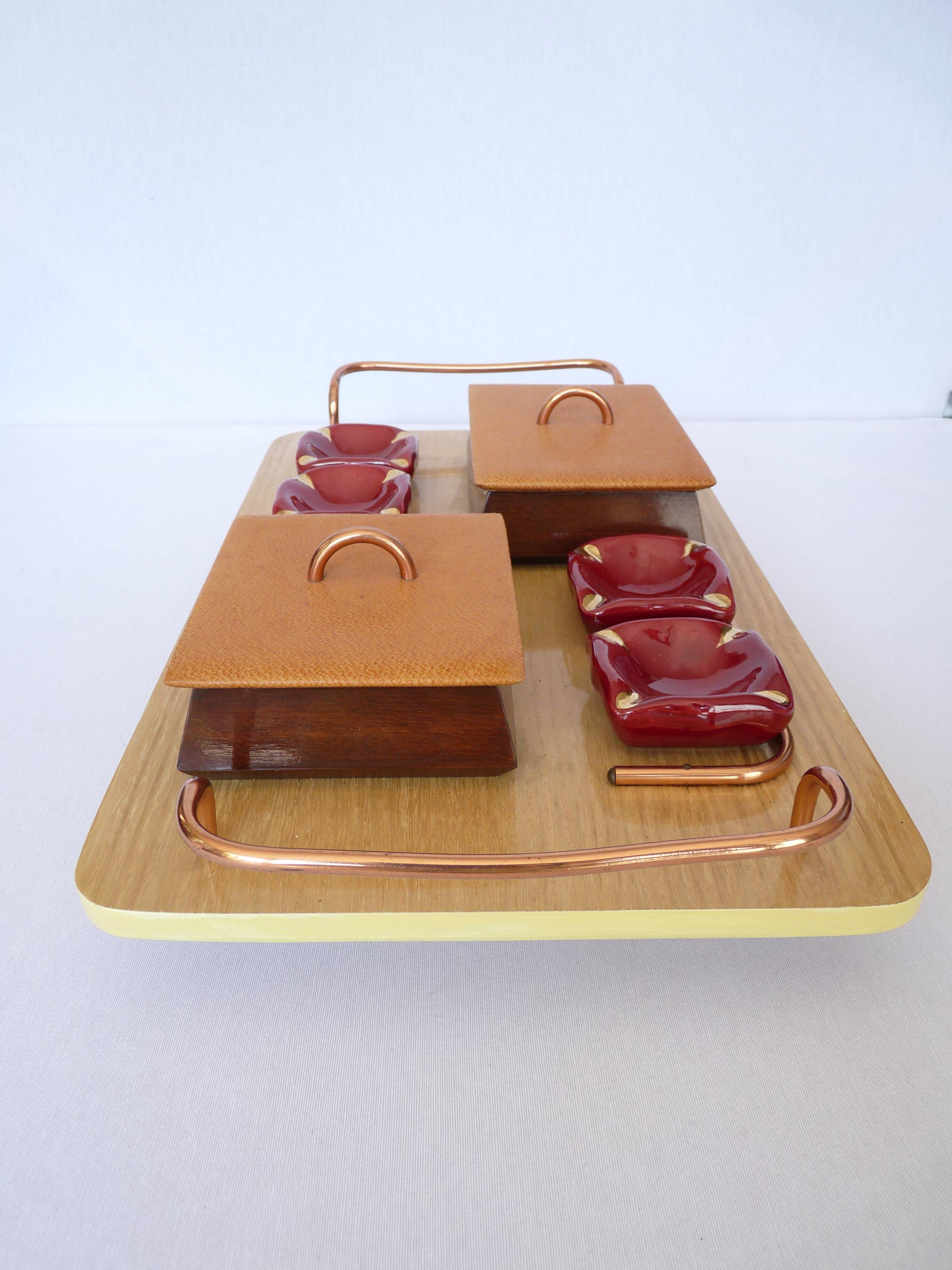 card game board, ashtray