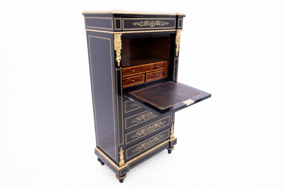 Napoleon style secretary, France, around 1870.