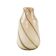 Beige glass vase, Danish design, 1970s, made in Denmark