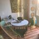 4 chaises vertes (Dans le gout de) jacques Hitier