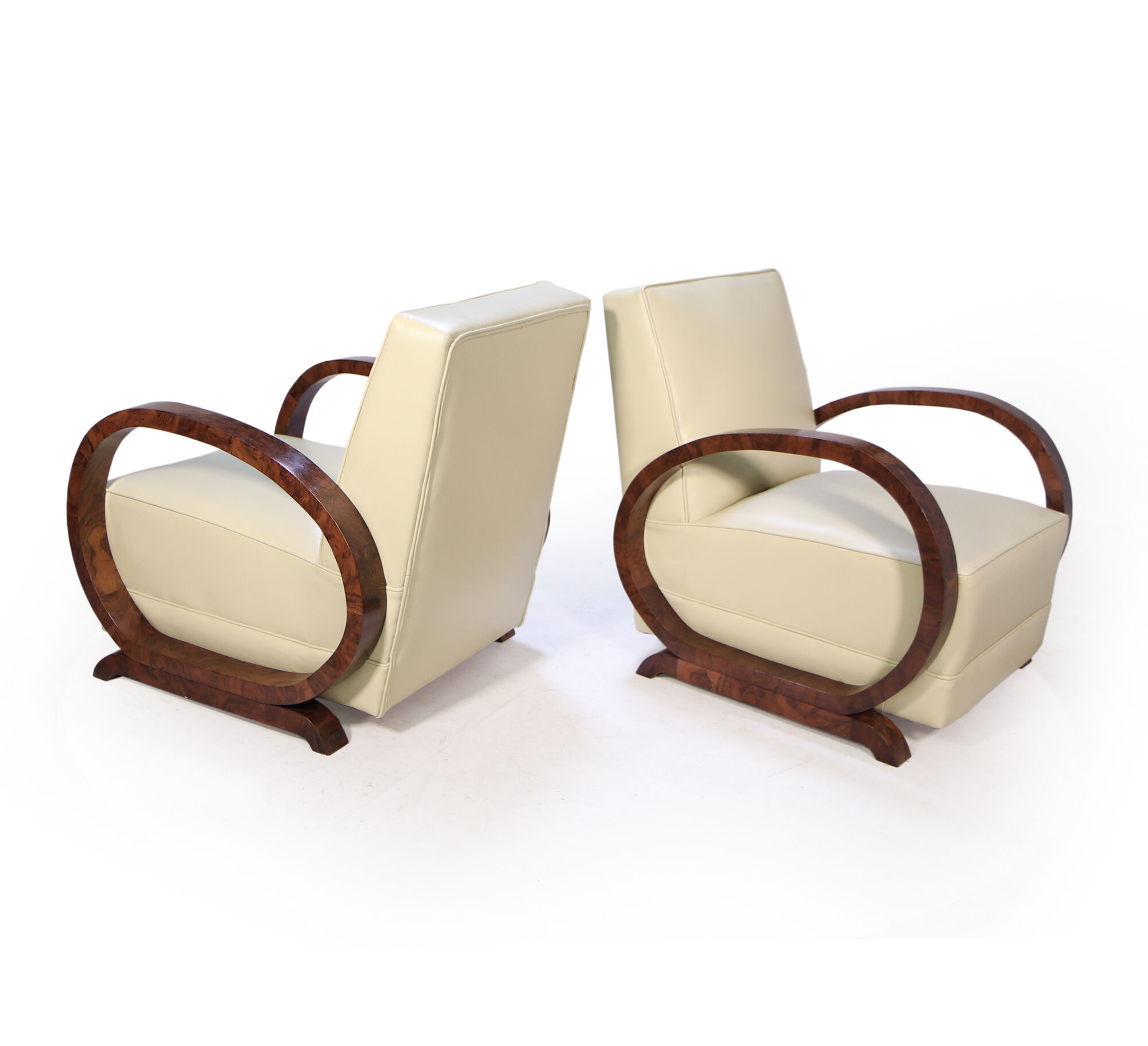 Pair of Art Deco armchairs