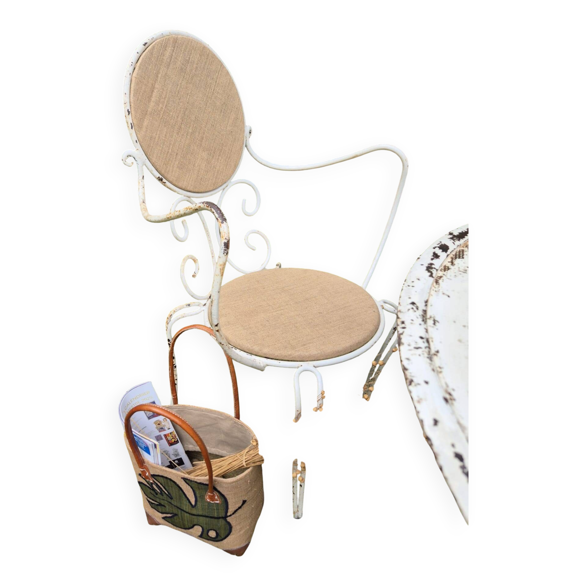 Salon de jardin en fer forgé