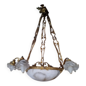 lustre en albâtre et