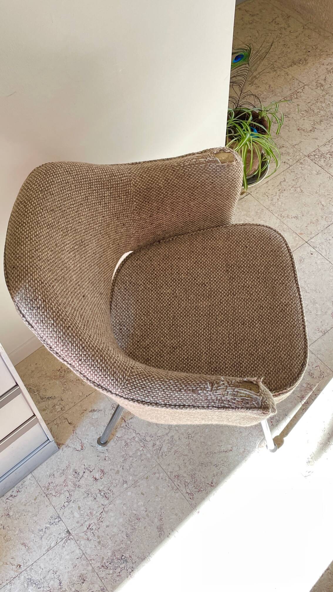 Fauteuil Conférence Eero Saarinen par Knoll années 70