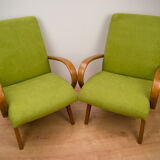 Pairs of armchairs  by Jaroslav Smidek for Ton  1960