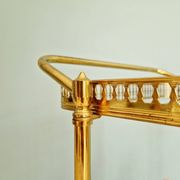 Desserte Mid-century en laiton ajouré, 1950-60