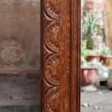 Carved wooden mirror 149x95cm