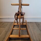 Beech rocking horse