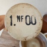 3 stoneware pots