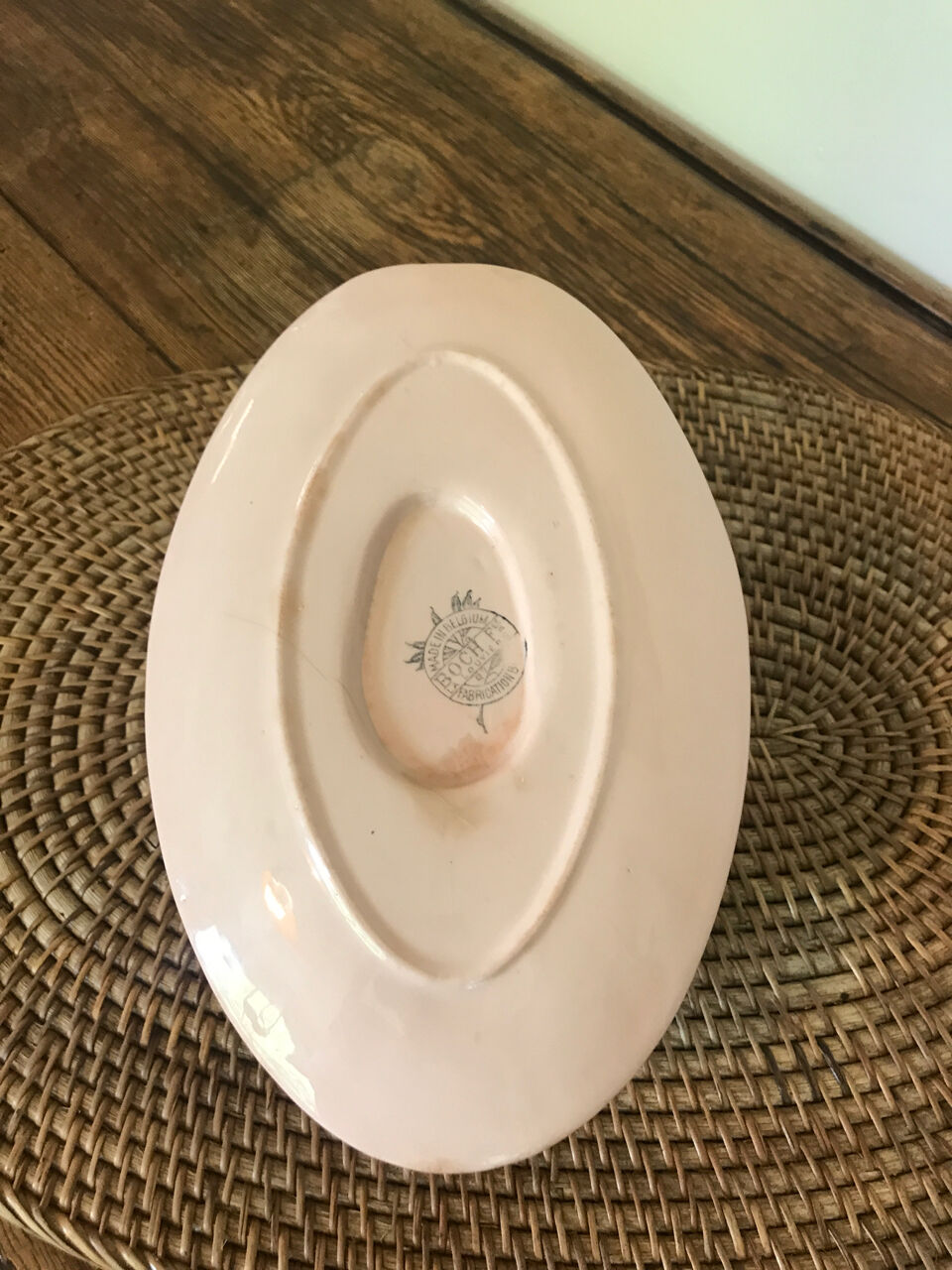 Boch vintage fish gravy boat