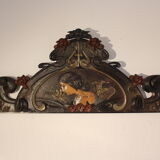 Art nouveau pediment