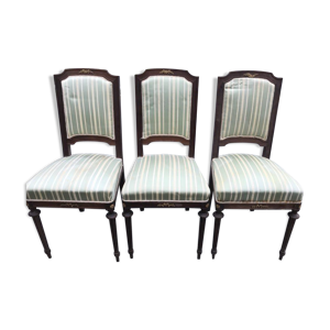 lot de 3 chaises anciennes