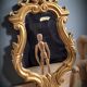 Mirror 48x28 gilded with leaf