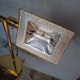 Lampe de bureau liseuse en laiton design vintage ep 1970