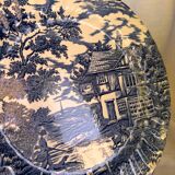 The Hunter by Myott large blue serving dish