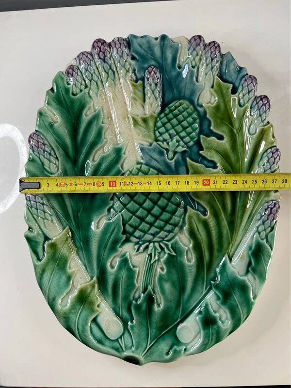 Vintage barbotine dish