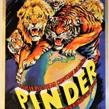 Pinder circus poster 1960s