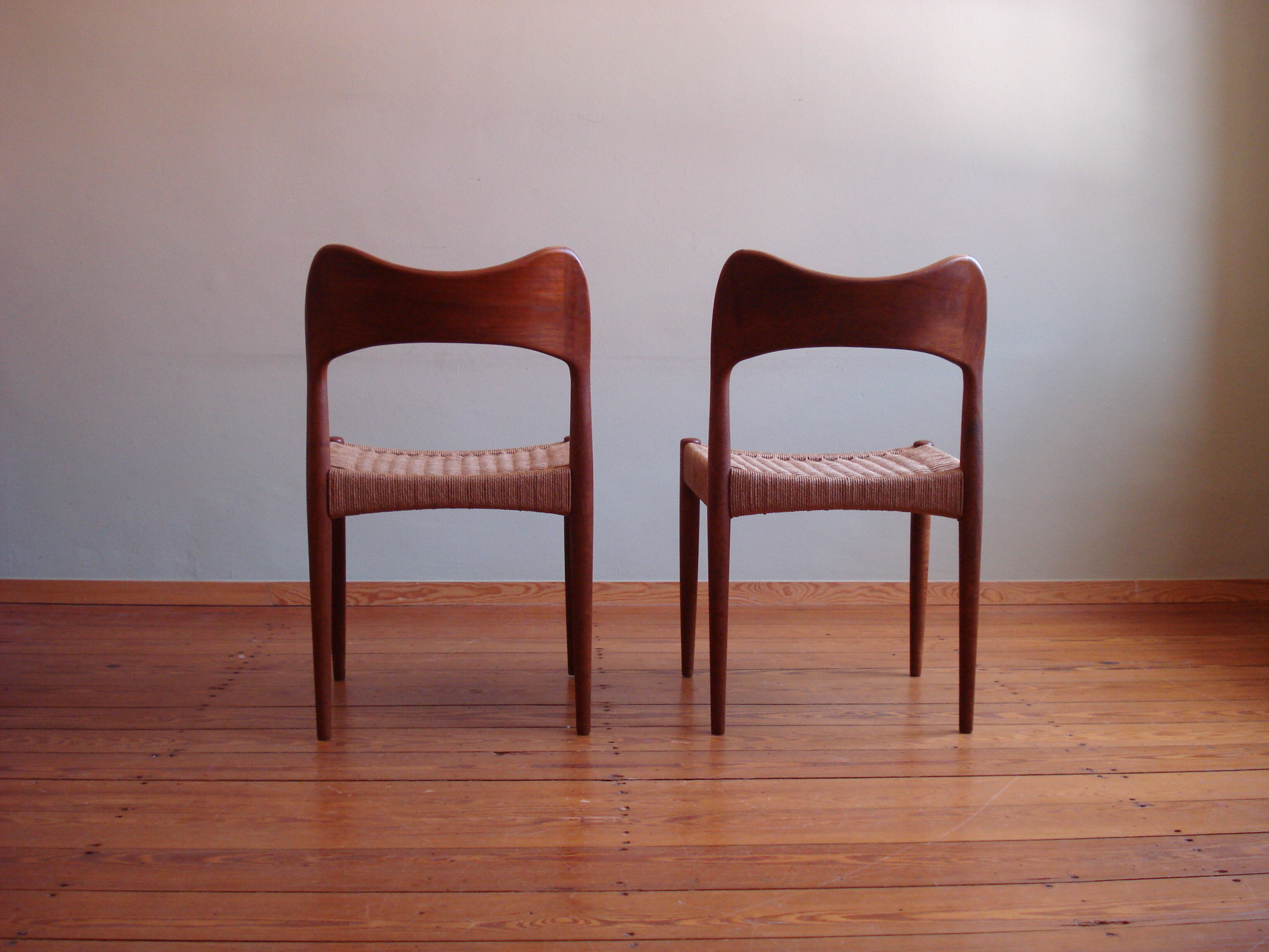 Danish Dining Chairs by Arne Hovmand Olsen for Mogens Kold, Set of 6, 1960s