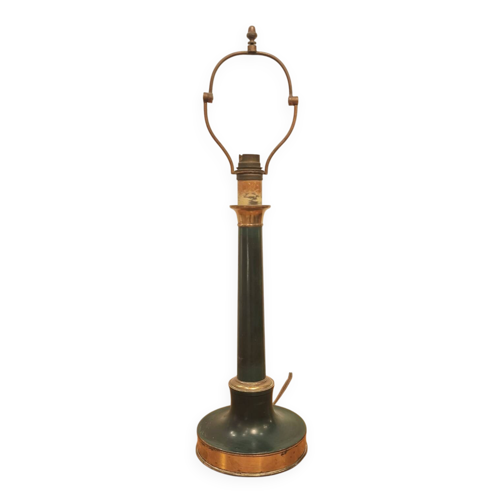 Pied de lampe à poser en métal, Maison Malabert