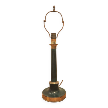 Pied de lampe à poser en métal, Maison Malabert