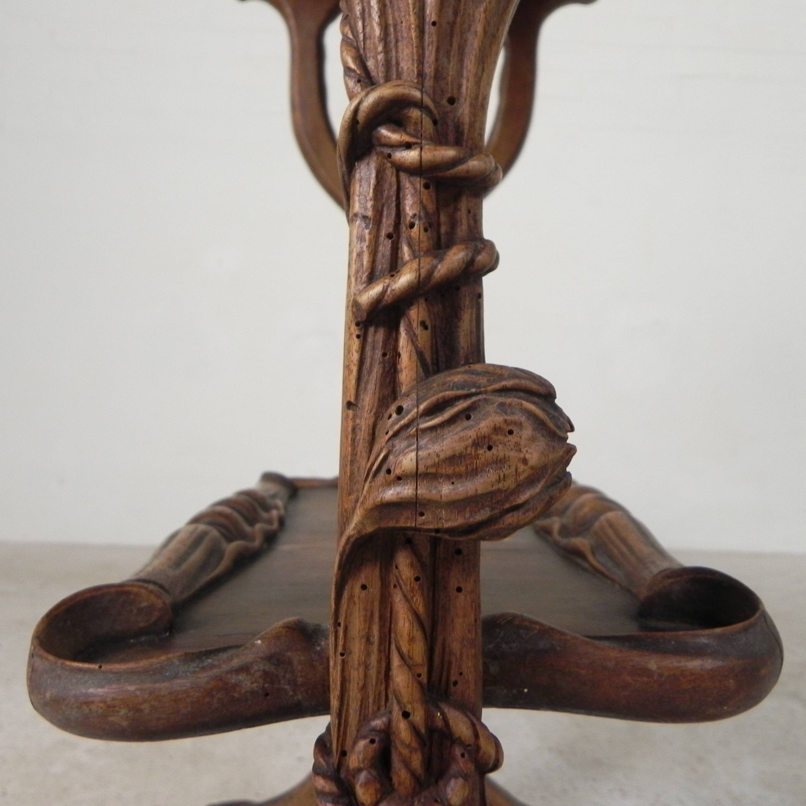 Art Nouveau tea table by Emile Galle, 1899