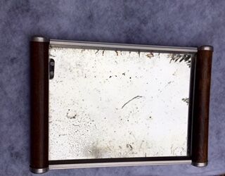 Mirror art deco tray
